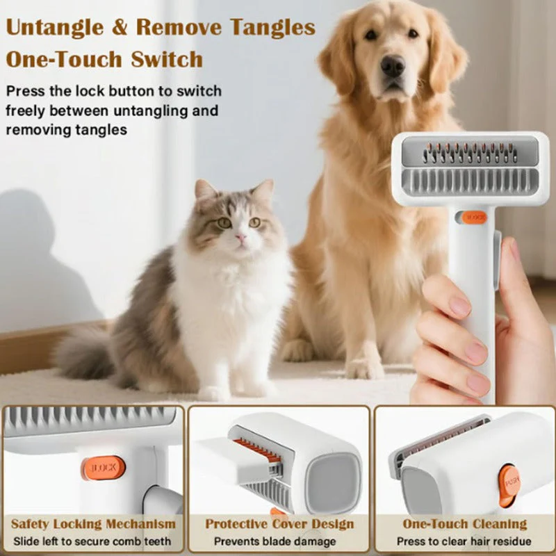 2-in-1 Deshedding Pet Comb - Image 7