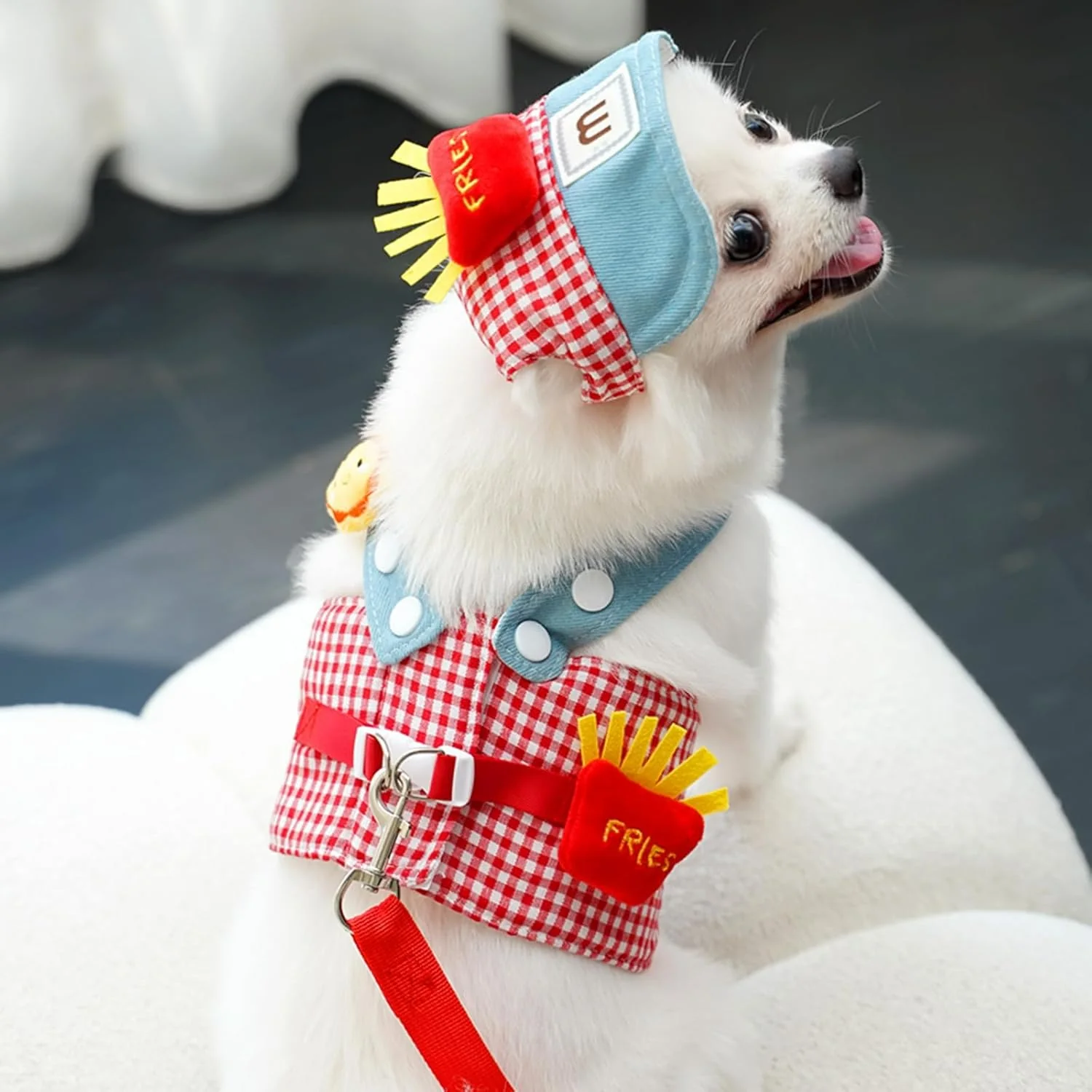 3-in-1 Pet Harness Set with Sun Hat & Leash - Image 10