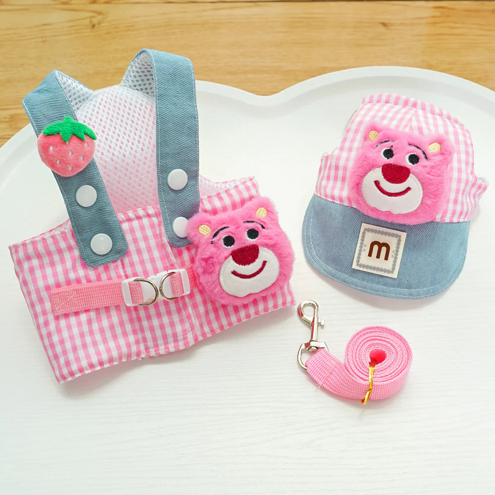 3-in-1 Pet Harness Set with Sun Hat & Leash - Image 12