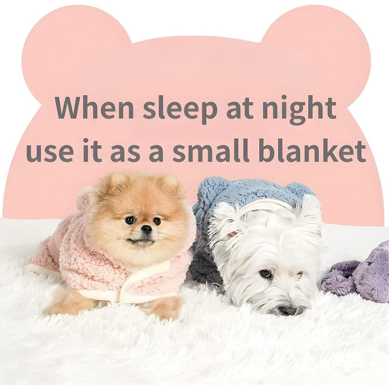 Bear-Ear Pet Cloak Blanket - Image 2