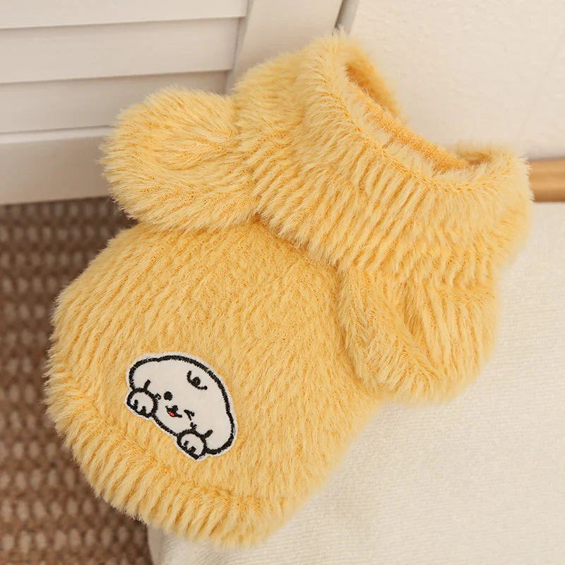 Cartoon Fleece Pet Hoodie - Image 10
