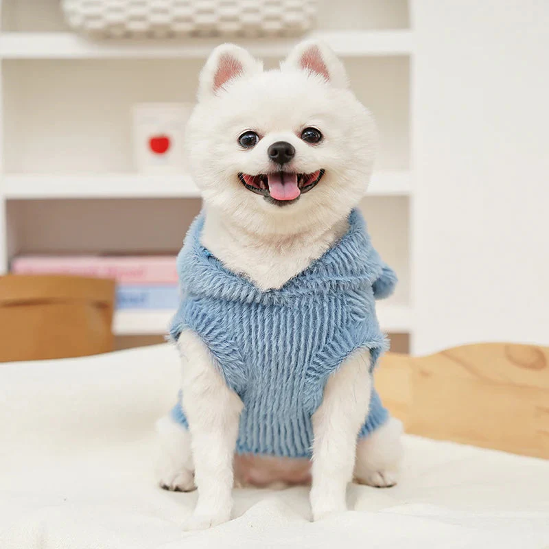 Cartoon Fleece Pet Hoodie - Image 6