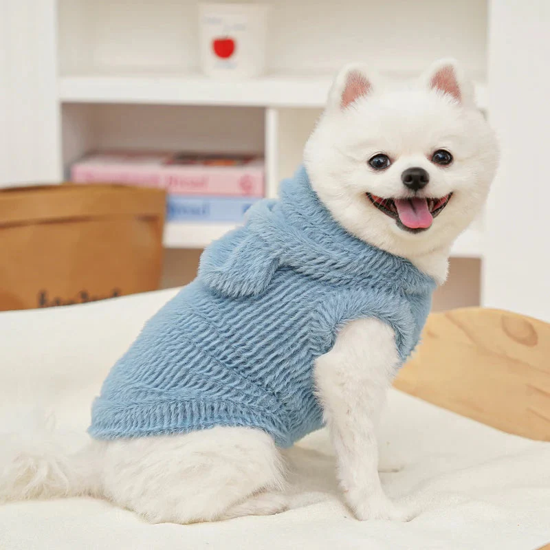 Cartoon Fleece Pet Hoodie - Image 7
