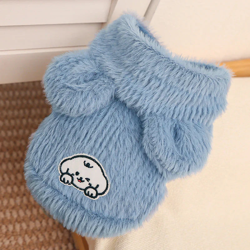 Cartoon Fleece Pet Hoodie - Image 8