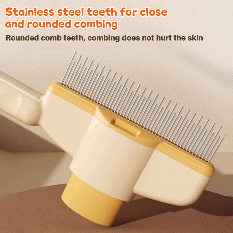 🔥Self-cleaning Pet Flea Comb Grooming Brush - Image 8