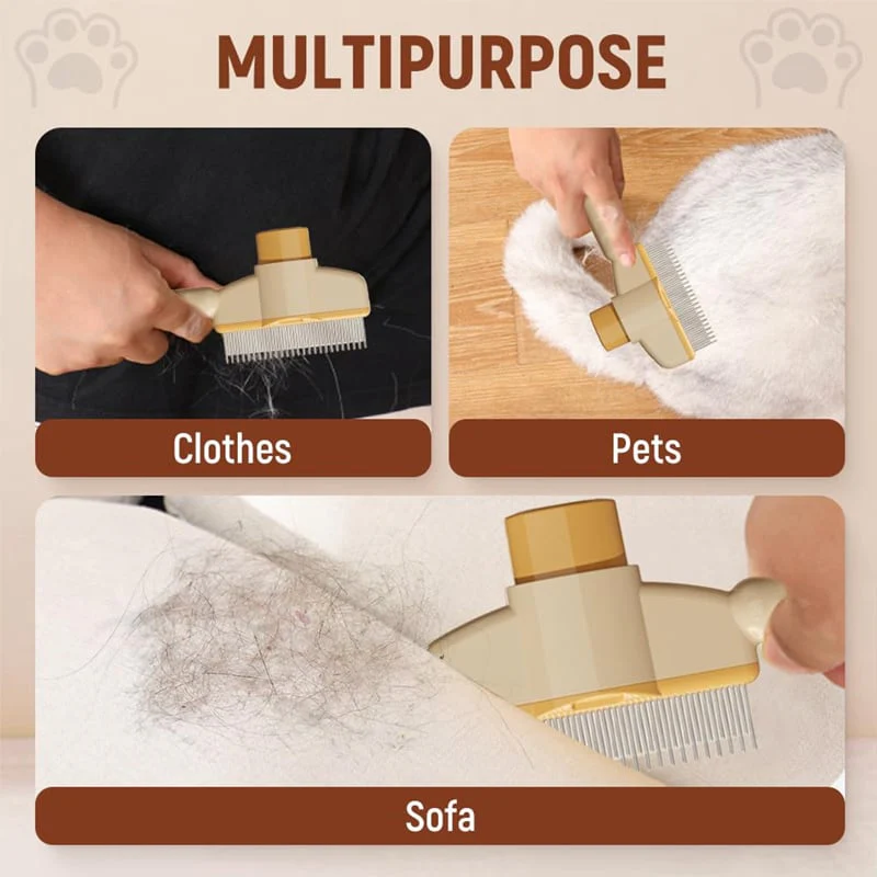🔥Self-cleaning Pet Flea Comb Grooming Brush - Image 9