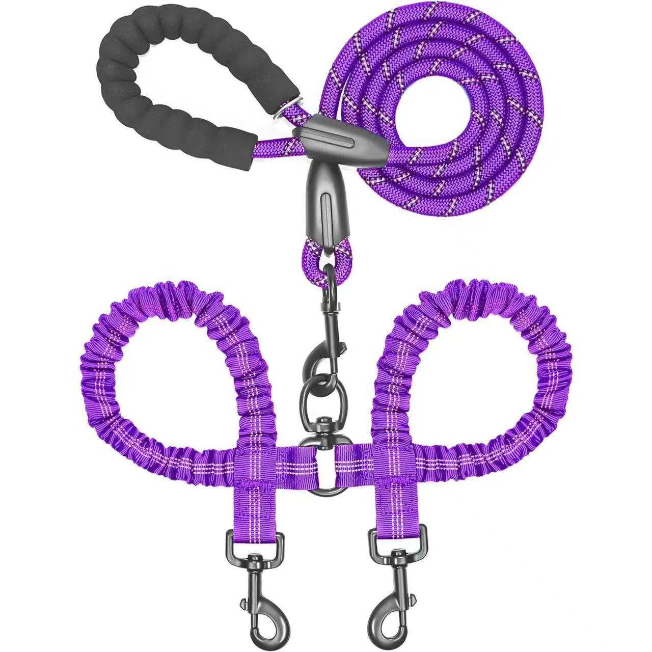 Heavy Duty Dog Leash with Shock Absorbing Bungee - Image 11
