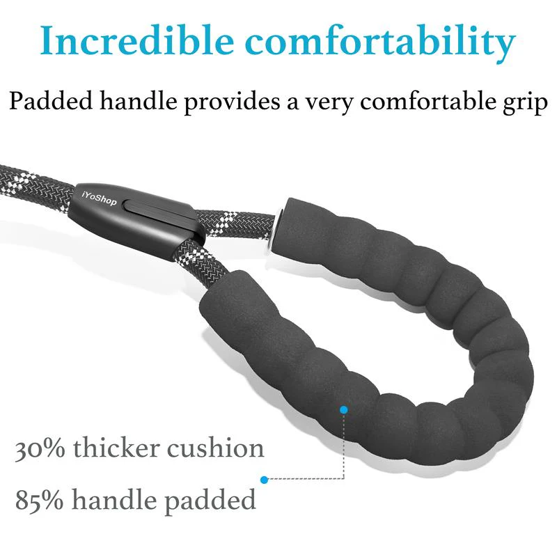 Heavy Duty Dog Leash with Shock Absorbing Bungee - Image 4