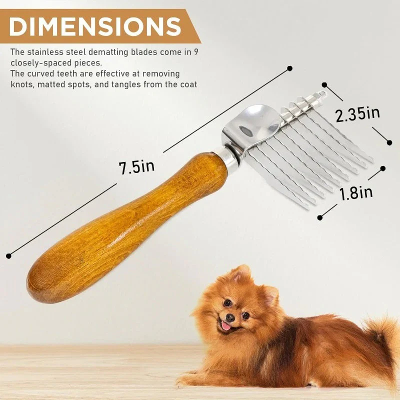 Pet Dematting Rake - Image 2