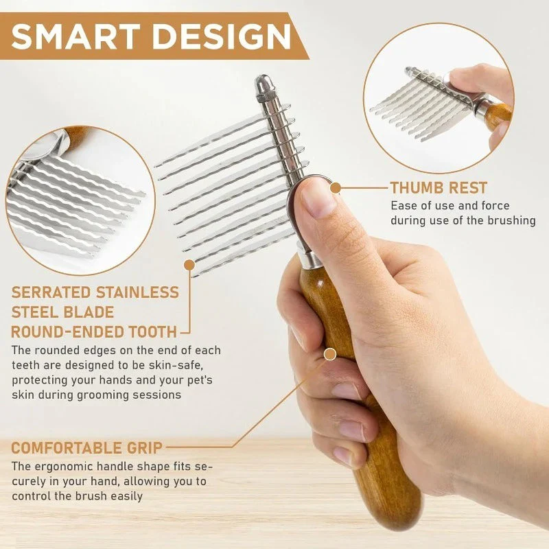 Pet Dematting Rake - Image 3