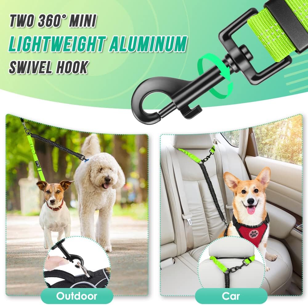 Reflective and Adjustable Elastic Dog Leash - Image 4