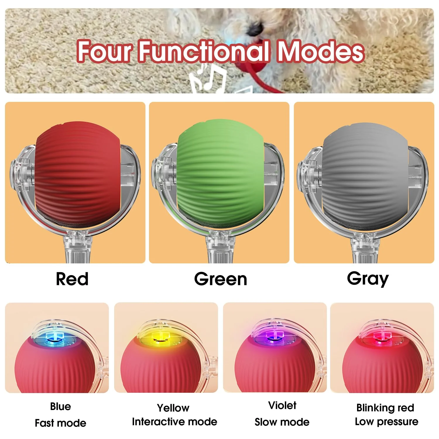 Yopoll interactive pet toy ball - Image 4