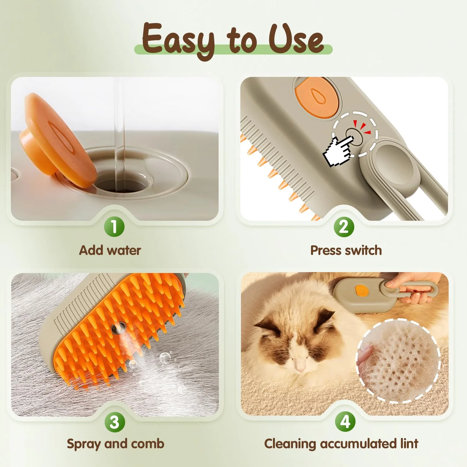 PuffEase Spritz defur comb - Image 4