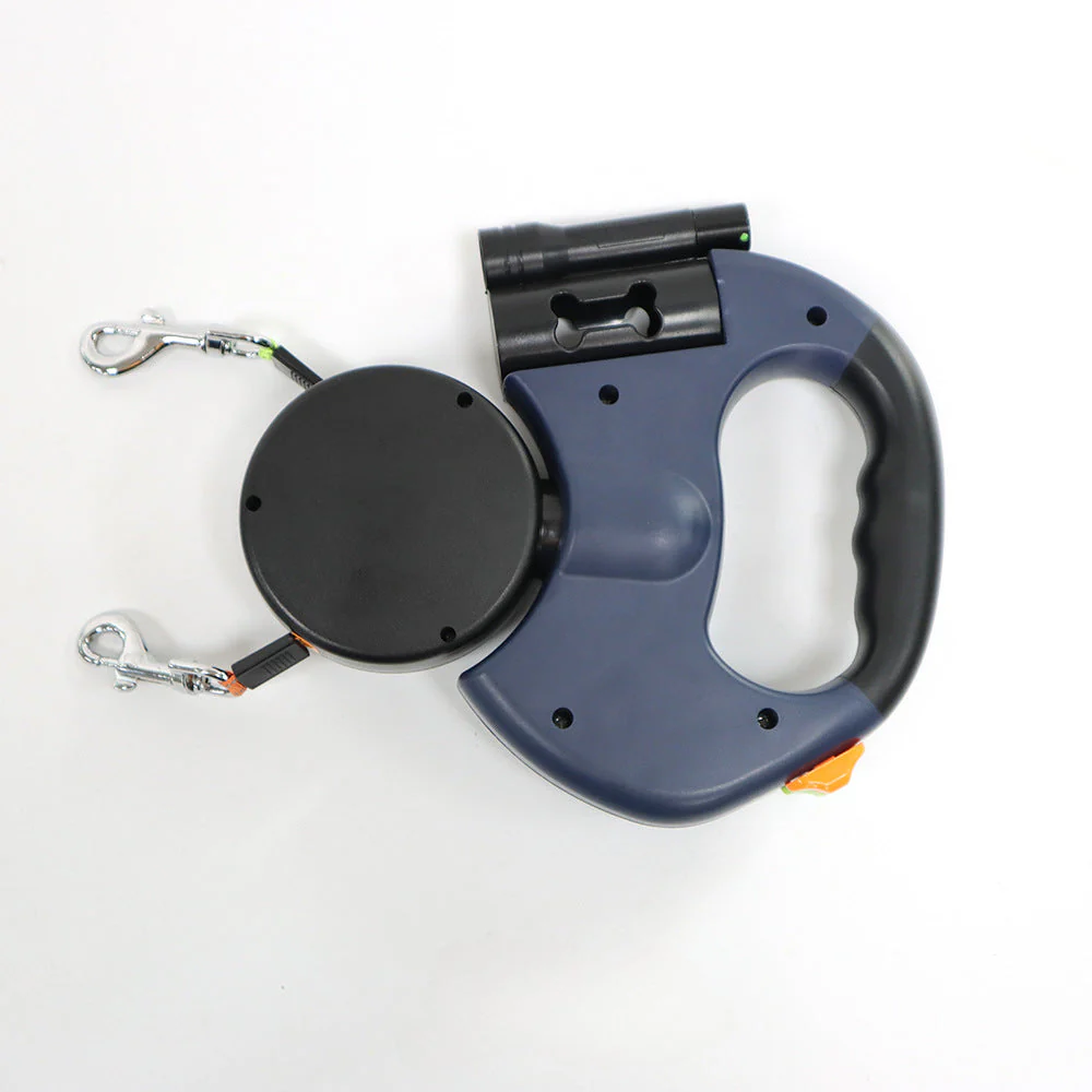 Dual Dog Leash with Tangle-Free Swivel & LED Light - Image 4