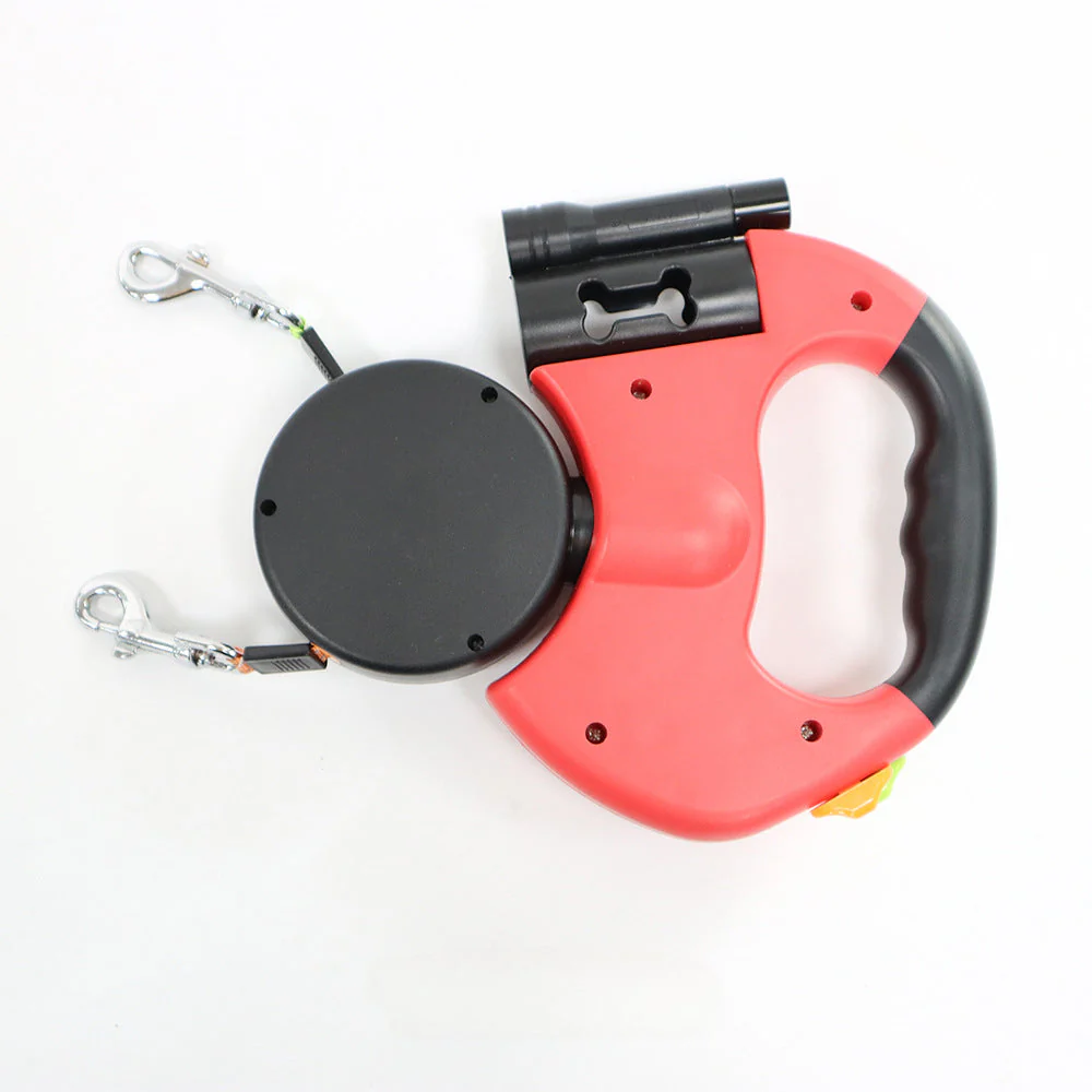 Dual Dog Leash with Tangle-Free Swivel & LED Light - Image 5