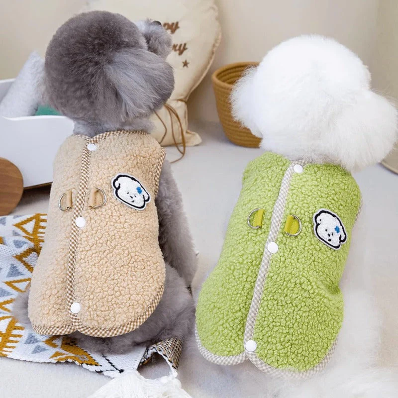 Warm Fleece Pet Outfit - Image 3